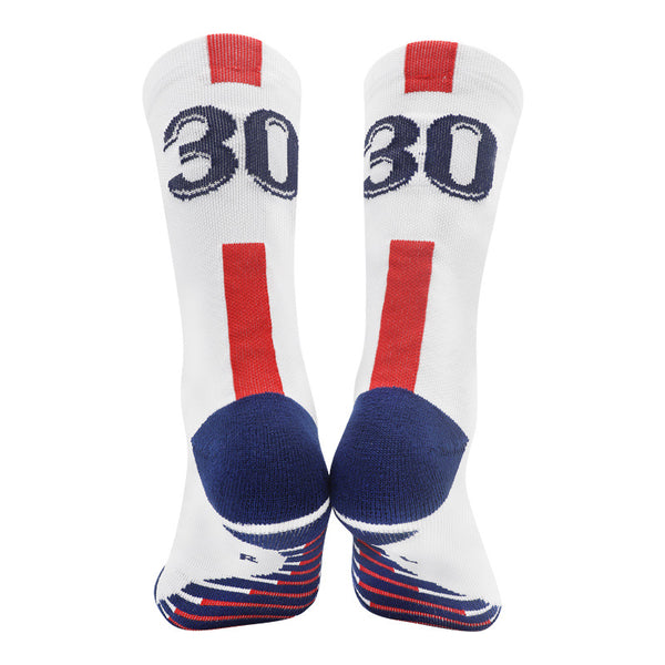 11 To 18 Years Football Socks for Boys and Girls,Mid-Calf/Crew Socks,Soccer Socks,Sports Socks White,Red,Blue-S2022