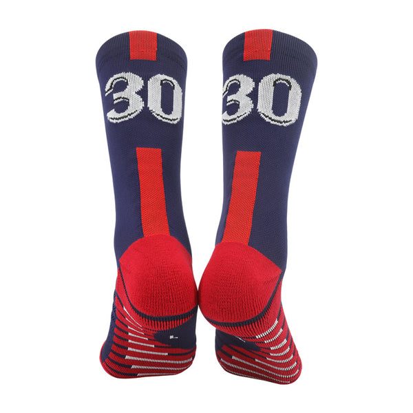 11 To 18 Years Football Socks for Boys and Girls,Mid-Calf/Crew Socks,Soccer Socks,Sports Socks Red,Blue-S2023