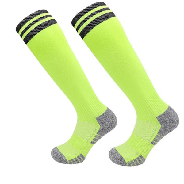 11 To 18 Years Football Socks for Boys and Girls,Knee Length Stockings,Calf Length SocksFootball Stocking,Soccer Socks,Sports Socks Green,Black-S2027