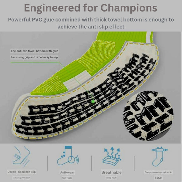 11 To 18 Years Football Socks for Boys and Girls,Mid-Calf/Crew Socks,Soccer Socks,Sports Socks Green-S2035