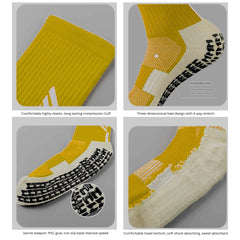 11 To 18 Years Football Socks for Boys and Girls,Mid-Calf/Crew Socks,Soccer Socks,Sports Socks Yellow-S2037