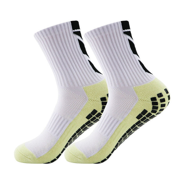 11 To 18 Years Football Socks for Boys and Girls Crew Length/Ankle Socks,Soccer Socks,Sports Socks White-S2038