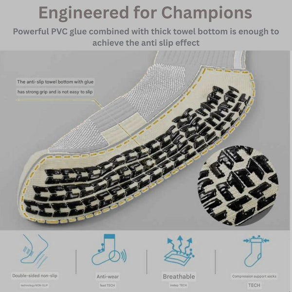 11 To 18 Years Football Socks for Boys and Girls Crew Length/Ankle Socks,Soccer Socks,Sports Socks White-S2038