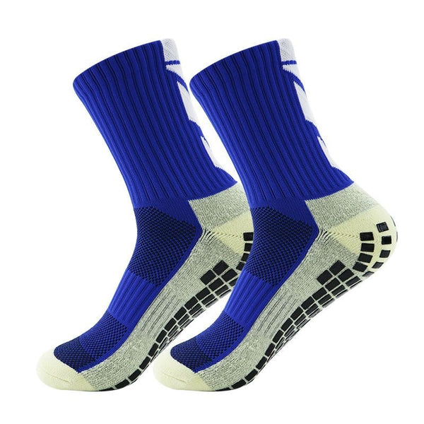 11 To 18 Years Football Socks for Boys and Girls Crew Length/Ankle Socks,Soccer Socks,Sports Socks Blue-S2040