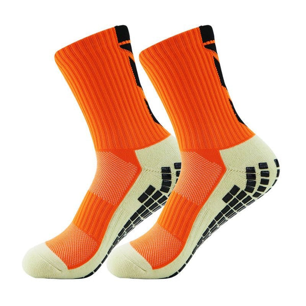 11 To 18 Years Football Socks for Boys and Girls Crew Length/Ankle Socks,Soccer Socks,Sports Socks Orange-S2041