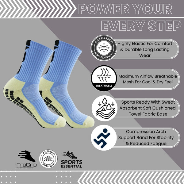 11 To 18 Years Football Socks for Boys and Girls Crew Length/Ankle Socks,Soccer Socks,Sports Socks Blue-S2045