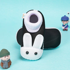 6 To 12 Months Baby Boys & Baby Girls Cute Soft Cotton Pre-Walker Rabbit Face Booties
