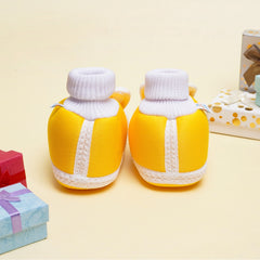 6 To 12 Months Baby Boys & Baby Girls Cute Soft Cotton Pre-Walker Rabbit Face Booties