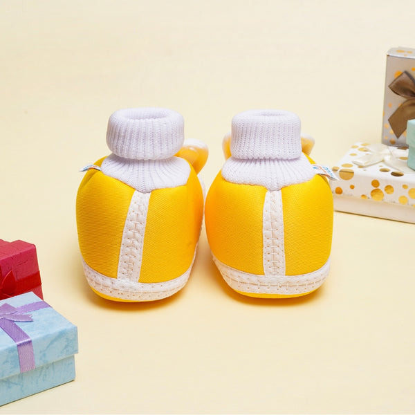 6 To 12 Months Baby Boys & Baby Girls Cute Soft Cotton Pre-Walker Rabbit Face Booties