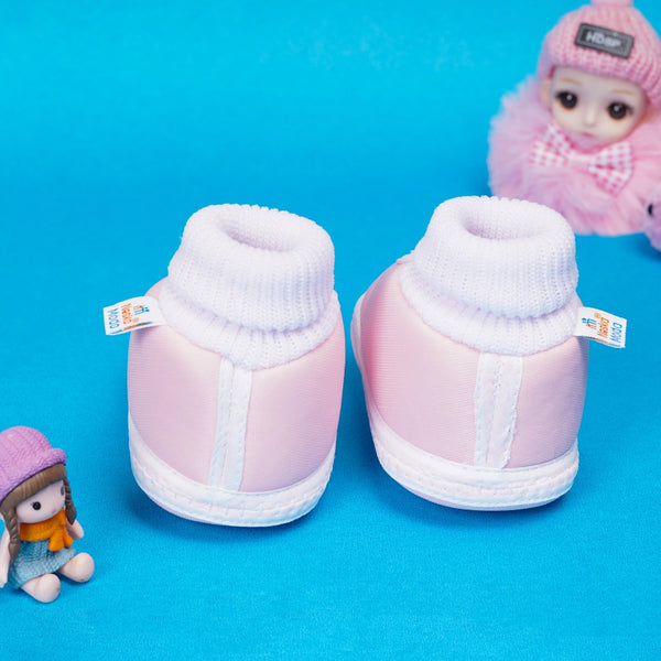 6 To 12 Months Baby Girls & Baby Boys Soft Cotton Cute Butterfly Booties