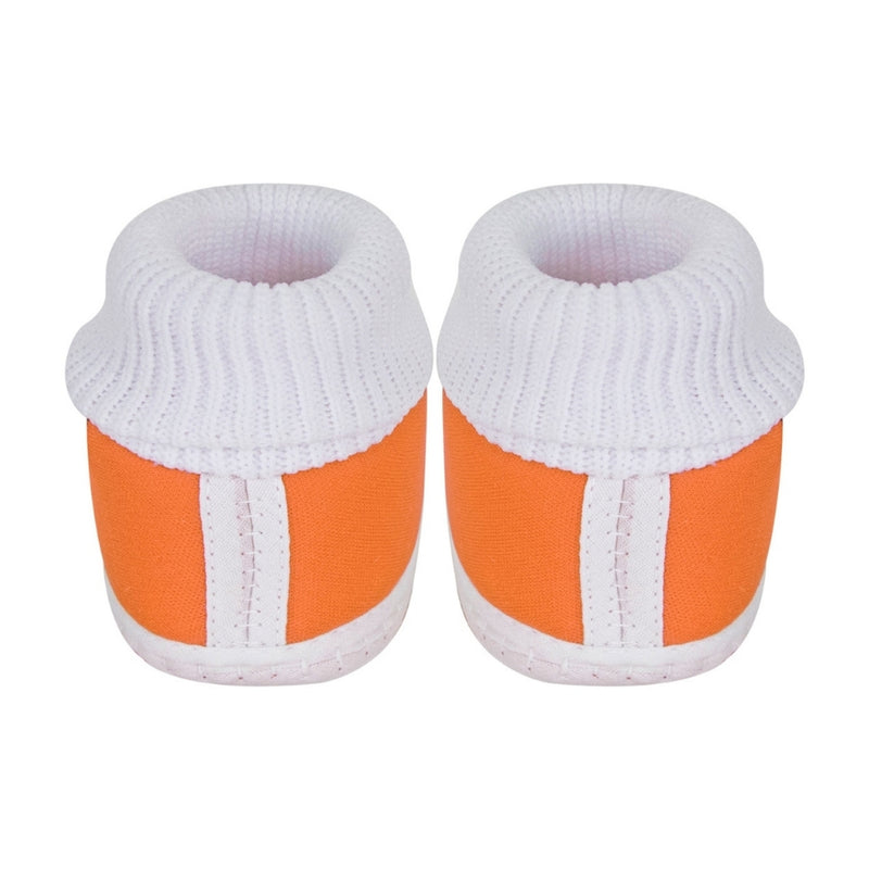 6 To 12 Months Baby Boys & Girls Cotton Pre-Walker Rabbit Face Booties (Pink, Orange)-SK177