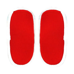6 To 12 Months Baby Boys & Girls Soft Cotton Pre-Walker Sports Booties (Red, White)-SK186