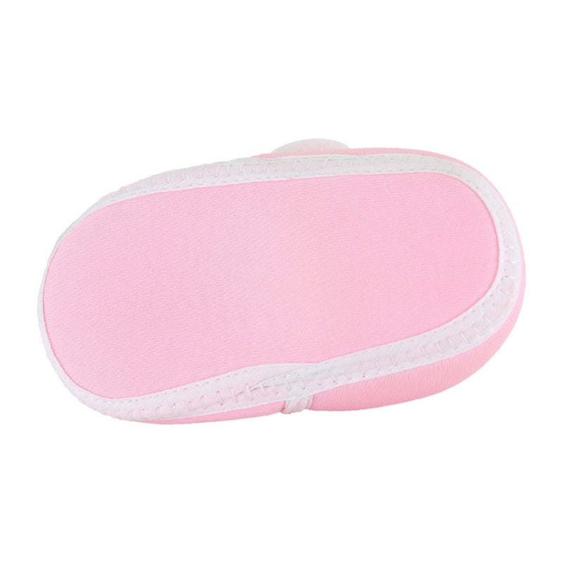 6 To 12 Months Baby Boys & Girls Soft Cotton Pre-Walker Sports Booties (White, Pink)-SK190