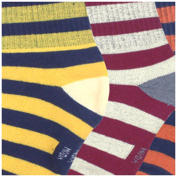 5 To 8 Years Boys & Girls 5 Pairs Terry Cotton Ankle Socks (Brown,Maroon,Yellow,Dark Green,Orange)-SK1056