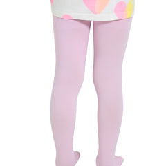 Non Transparent Solid Nylon Opaque Stockings Cum Footed Dance Stockings (Baby Pink)-STK191