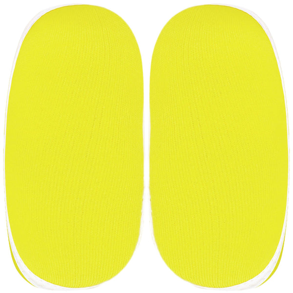 6 To 12 Months Baby Boys & Girls Soft Cotton Pre-Walker Sports Booties (White, Yellow)-SK187