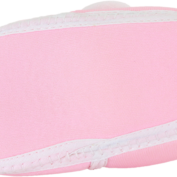 6 To 12 Months Baby Boys & Girls Soft Cotton Pre-Walker Sports Booties (White, Pink)-SK190