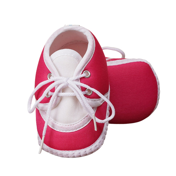 6 To 12 Months Baby Boys & Girls Cute Soft Cotton Pre-Walker Lace Booties (White, Pink)-SK134